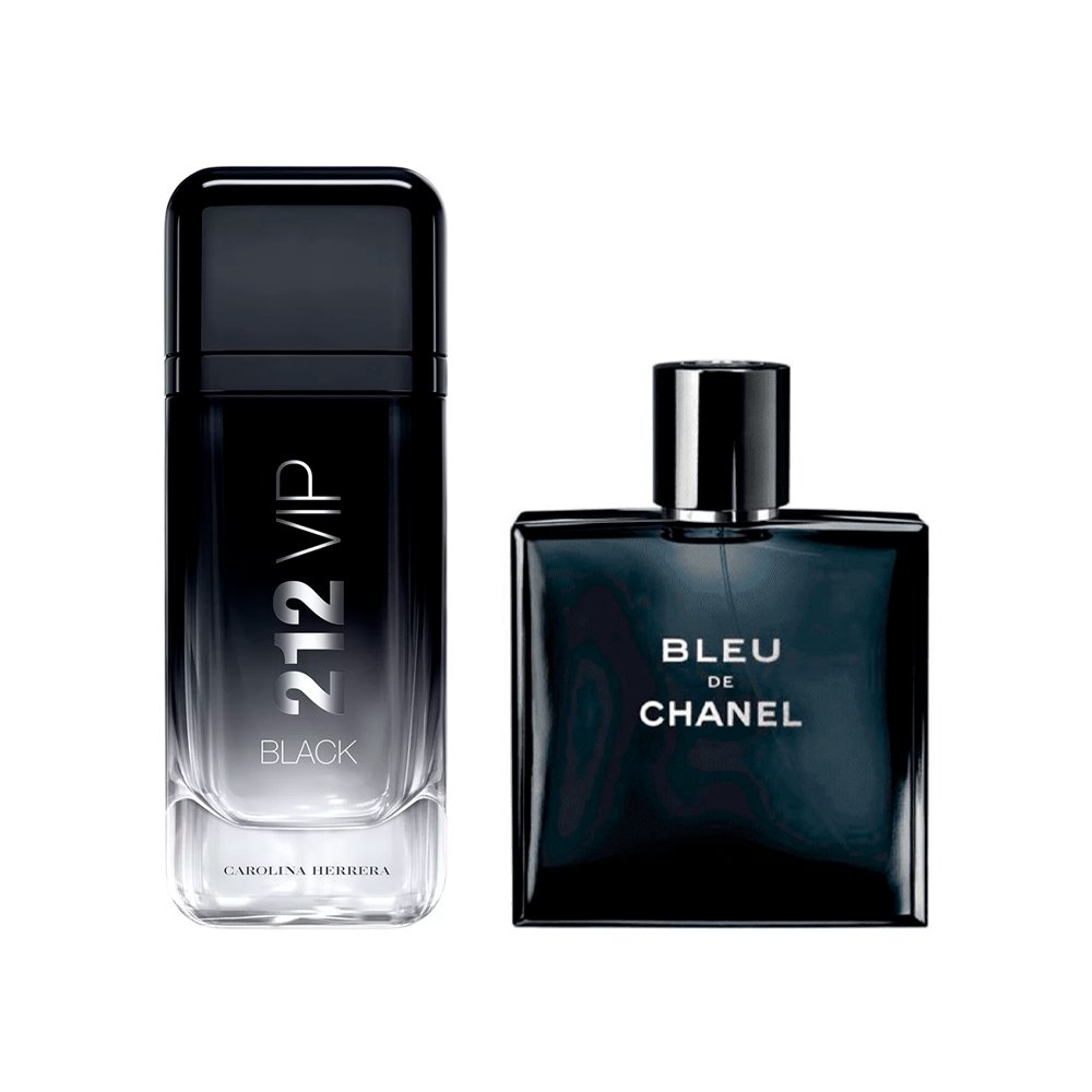 Combo di Profumi Maschili 212 VIP Black e Bleu de Chanel
