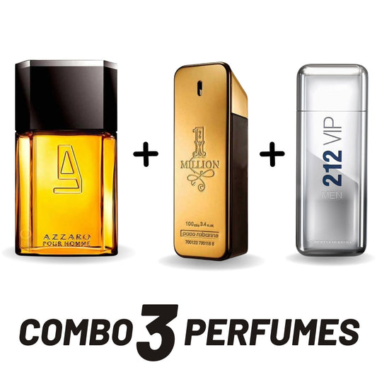 Combo Azzaro + 1 Million + 212 Vip Men - Spedizione Gratuita - Spedizione Immediata