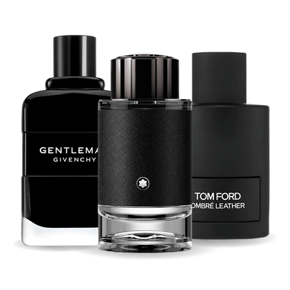 Set di 3 Profumi Tom Ford Ombre Leather, Givenchy Gentleman, Montblanc Explorer 100ml