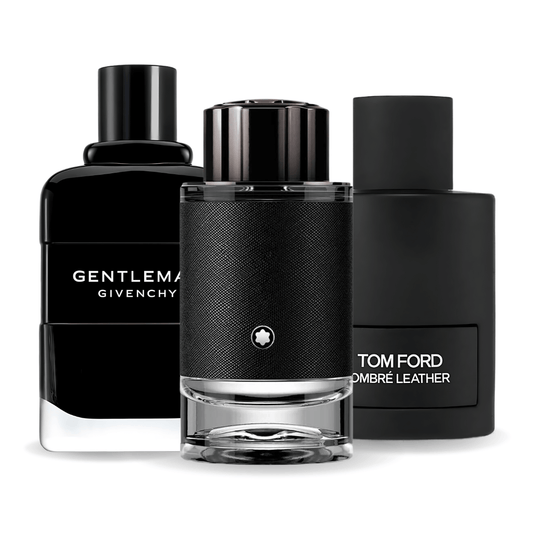 Set di 3 Profumi Tom Ford Ombre Leather, Givenchy Gentleman, Montblanc Explorer 100ml