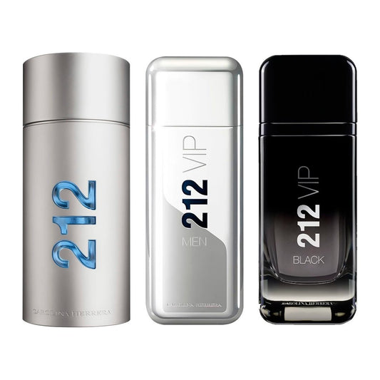 Combo di 3 Profumi Maschili 212 VIP, 212 VIP MEN e 212 Black