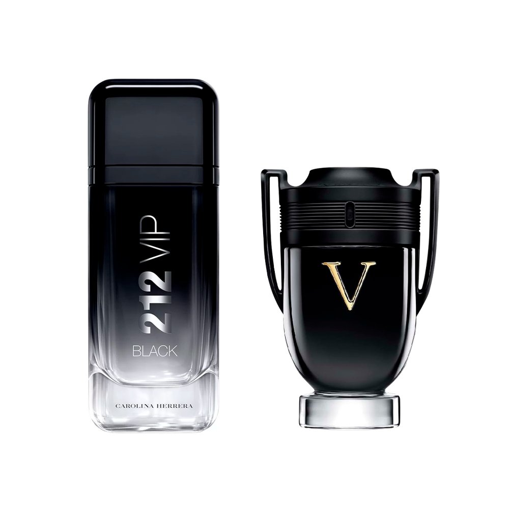 Combo di Profumi Maschili 212 VIP Black e Invictus Victory