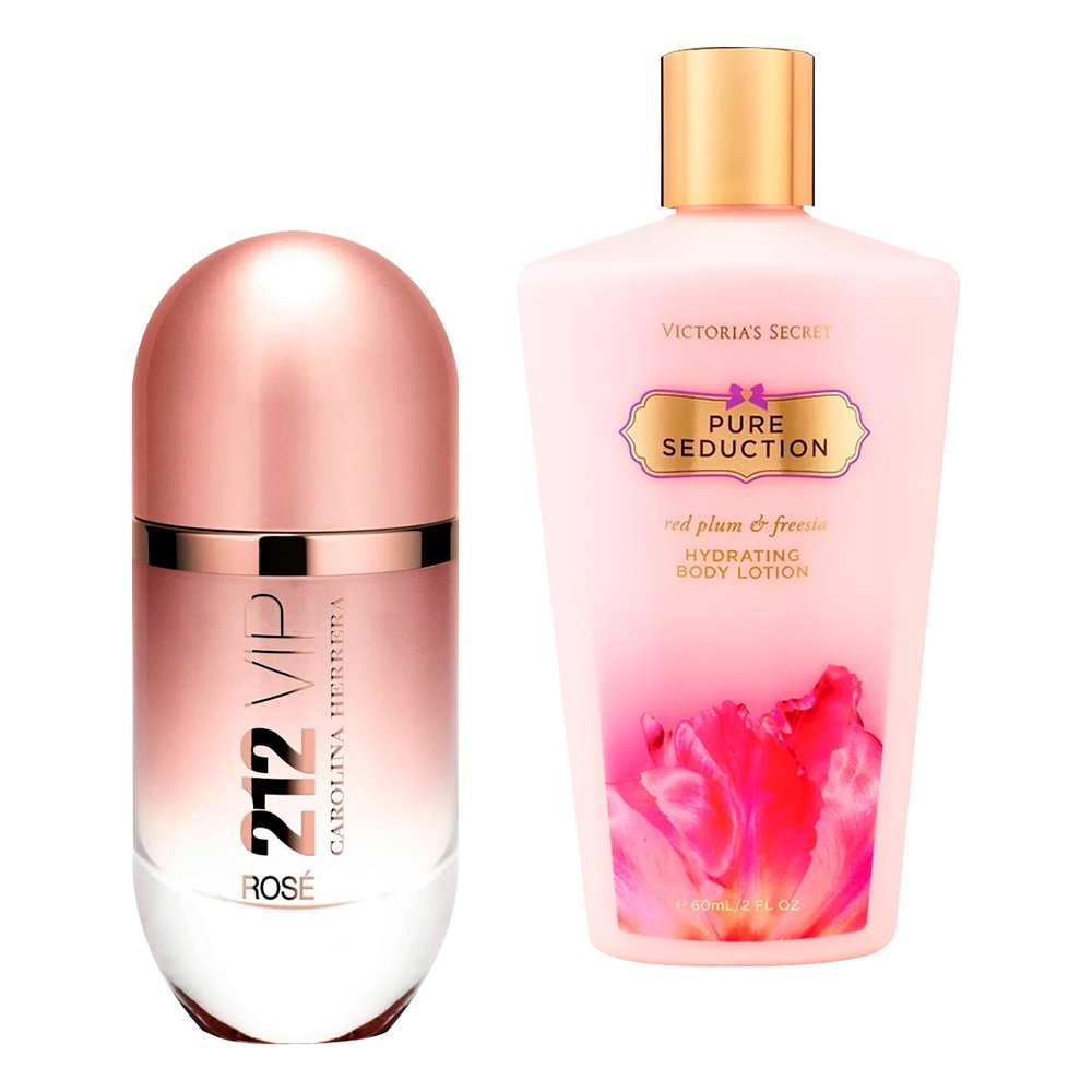 Combo Profumo 212 Rosé e Crema Victoria Secrets